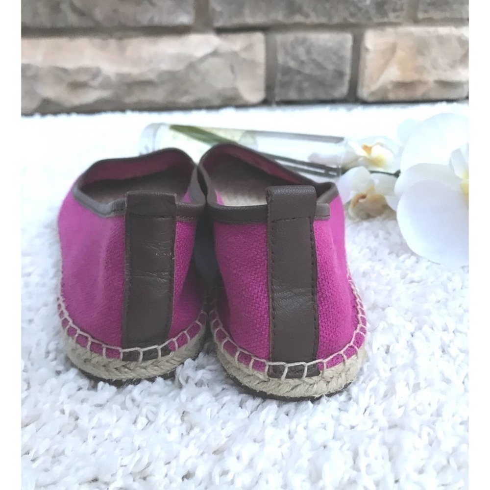 Michael Kors Fuschia leather trimmed espadrille 7 #33 - Picture 6 of 8